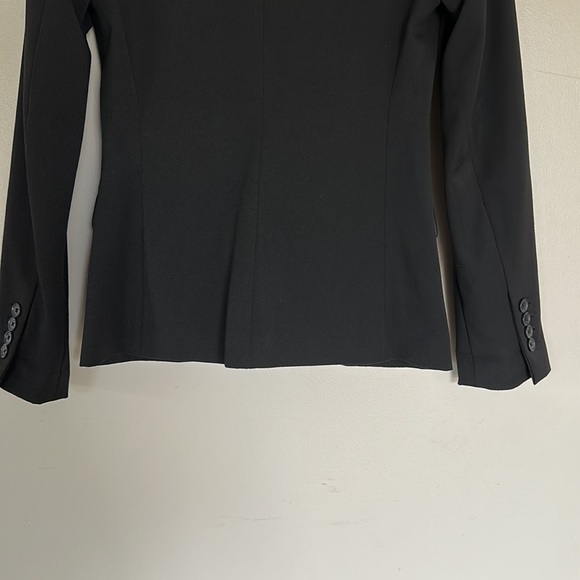 Express Notch Collar One Button Blazer - Black - 2 - Picture 7 of 13